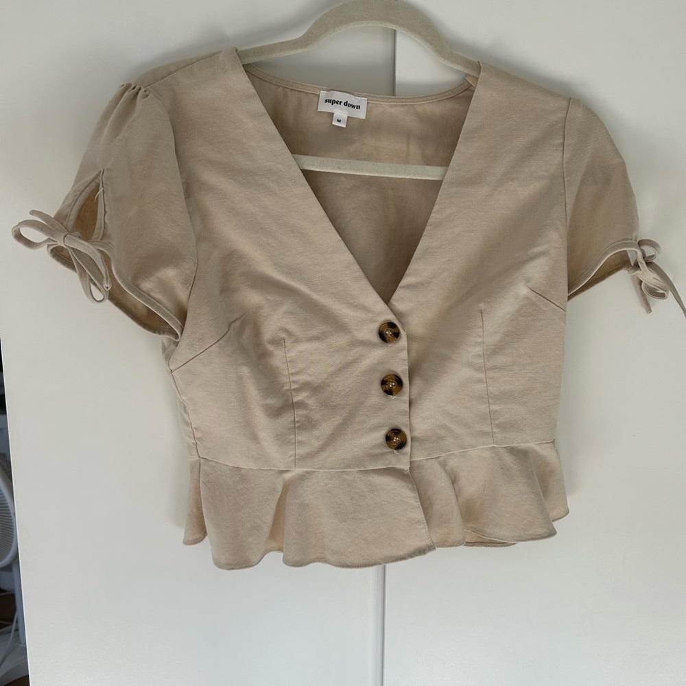 Superdown peplum top - Picture 4 of 6